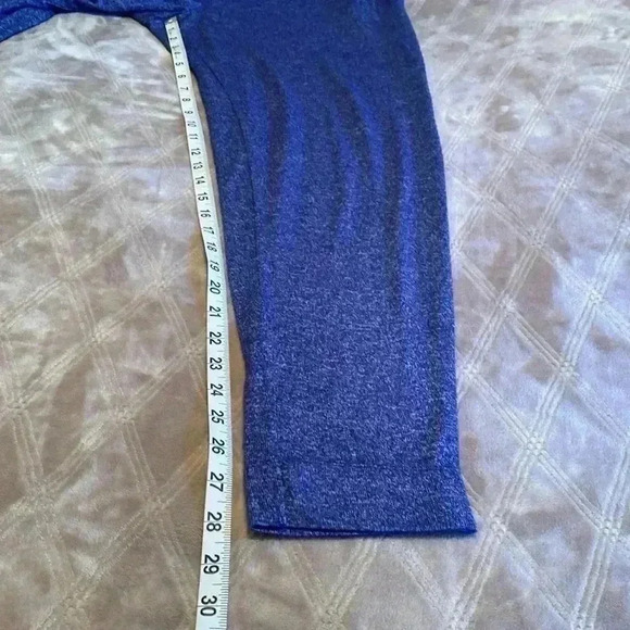 Natori Heathered Blue Drawstring Jogger Pants Size Medium. - Picture 4 of 8